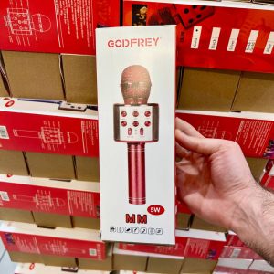 اسپیکر و میکروفون  GODFREY ٢پك - مشکی